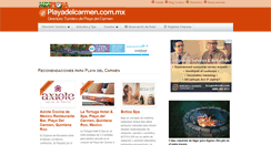 Desktop Screenshot of playadelcarmen.com.mx