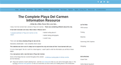 Desktop Screenshot of playadelcarmen.org
