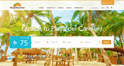 Desktop Screenshot of playadelcarmen.com